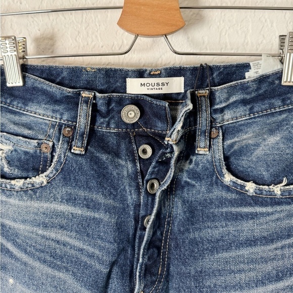 Moussy Elma Wide Straight Jeans - Picture 4 of 10